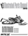 Arctic Cat 2013 M800 Sno Pro Parts Manual New. Fixed Price $27.00.