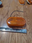 Vintage Dietz 077-557.SIDE Marker Light Lens Metal Base. Amber. Fixed Price $9.99.
