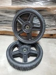 (2) 11" X 1.75" 581010301 Wheels Bearings/both Sides Spoke Black -ad- GS05E. Fixed Price $31.45.