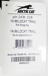 Arctic Cat Trunk Bag Number 2436-028 (missing Parts). Fixed Price $238.99.