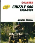 Yamaha 1998-2001 Grizzly 600 Service Shop Repair Manual. Fixed Price $41.92.