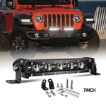7 Inch Slim Led Work Light Bar Off Road Spot Flood For Truck Utv Atv. Fixed Price $88.79.