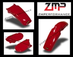 New Honda XR80 79 - 82 Fighting Red Plastic Front Rear Fender Side Panels Kit. Fixed Price $175.04.