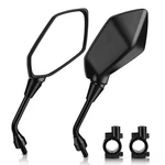 7/8" Universal Handle Bar End Rearview Side Mirrors For Honda Yamaha Motorcycle. Fixed Price $21.14.