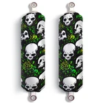 Green Skull Arctic Cat Sled Shock Protector Covers Snowmobile (set Of 2) New. Fixed Price $28.90.
