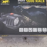 Niterider Pro 1400 Race Led Head Light, Lumens, Rechargeable, 484G, Black. Fixed Price $100.00.