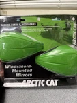 Arctic Cat Oem Windshield Mounted Mirrors Set Pn: 2639-168 Green. Fixed Price $32.99.