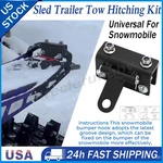 Snowmobile Sled Trailer Tow Hitch Kit For Ski-doo Polaris Arctic Cat Rev Yamaha. Fixed Price $17.99.