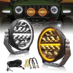 2PCS 6.5'' Led Spot Flood Beam Driving Lights Off-road For Truck Suv 4X4 12V/24V. Fixed Price $169.99.