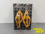 Can-am Outlander Renegade Orange Crush Handlebar Wind Deflector Pair 715003813. Fixed Price $29.99.