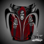 Arctic Cat Zr 600, 500, 800 Mountain 00-06 Graphics Decal Reaper Hood Red. Fixed Price $72.51.