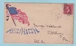 1899 Envelope Patriotic Reunion Cover & Letter Pontiac Il Q1067. Fixed Price $65.17.
