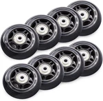 Pack 76MM 84A Inline Skate Wheels With ABEC-7 Bearings, Roller Replaceme. Fixed Price $43.98.