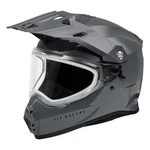 Fly Racing Trekker Cold Weather Snow Solid Helmet W/ Dual Shield - Grey. Fixed Price $259.95.