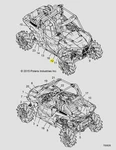 Polaris Hood Side Decal Bottom Eps Left Genuine Oem Part 7182676. Fixed Price $24.99.