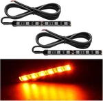 Nilight 2PCS 6-5050-SMD Turn Signal Backup License Plate Amber Lights Strip. Fixed Price $9.99.