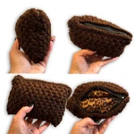 Brown Animal Print Cheetah - Padded Stash Bag Pipe Pouch Dime Handmade. Fixed Price $14.99.