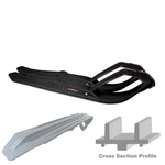 C&a Pro Xpt Snowmobile Skis Black Arctic Cat Xf 7000 Cross Country (2015). Fixed Price $391.94.