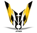 Sled Hood Graphics Kit Decal For Doo Rev Xp 08-12 Attack Y. Fixed Price $59.95.