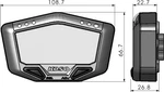 Koso North America X-2 Boost Gauge With Air/fuel Ratio And Temperature BA029001. Fixed Price $613.47.
