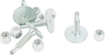 GMP-1325-500 Woodys Grand Master Silver Studs For Single Ply Tracks, 1.325". Fixed Price $1722.68.