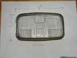 Vintage Arctic Cat Oem Snowmobile Headlight Lens Only 0109-716 '76 '92 Used. Fixed Price $34.99.