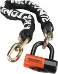 Kryptonite New York Chain 1210 And Evolution Disc Lock Keyed 12MM X 100CM Black. Fixed Price $168.95.