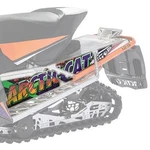 Arctic Cat Tunnel Decal Kit Throttle Purple 2012-2018 Zr Xf M Nos 7639-040. Fixed Price $135.00.