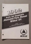1992 Arctic Wildcat Efi Illustrated Parts Manual Snowmobile. Fixed Price $15.00.