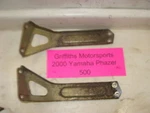 2000 Yamaha Phazer 500 Front Nose Frame Support Bumper Brackets Braces. Fixed Price $24.00.