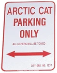 Voss Signs 1218ACP Parking Only Aluminum 12" X 18". Fixed Price $29.12.