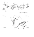 Polaris 0451323 Left Hand Headlight Assembly Predator 50 2004-2006. Fixed Price $69.95.