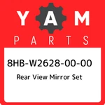 8HB-W2628-00-00 Yamaha Rear View Mirror Set 8HBW26280000, New Genuine Oem Part. Fixed Price $116.08.