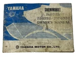 Vintage 1972 Yamaha SL433B / SW433C Snowmobile Owner's Manual Preowned. Fixed Price $12.00.