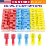 500PC Female Insulated Spade Terminal Crimp Quick Disconnect Wire Connector. Fixed Price $36.99.