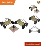 5800.0203 Power Wheels Drivable Snowmobile Dollies - Wide, Gold. Fixed Price $173.98.