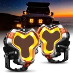 Novsight 3INCH Led Pod Light Flood Beam Offroad For Truck Pickup Atv White/amber. Fixed Price $305.99.