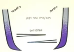 Polaris Oem Snowmobile Rmk Sks Nose Cone Tips Stickers 7075819 7075820. Fixed Price $9.95.