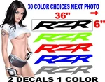 Polaris Rzr Decals Replacement 30 Color Choices 2. Fixed Price $24.00.