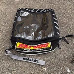 Ski-doo Racing Snowmobile Tank Bag Map Holder Black Clear Nylon Zipper Pocket. Fixed Price $39.97.