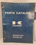 Kawasaki SS440-A3A ST440-A4 Snowmobile Shop Parts Catalog Manual 99960-3509. Fixed Price $27.99.