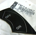 Polaris Pure Oem Nos Snowmobile Ignition Decal 7074202. Fixed Price $7.89.