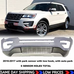 2016-2017 Ford Explorer Front Bumper Upper & Lower W/ Sensors Total. Fixed Price $339.00.