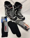 Hmk Highmark Snowmobile Boots & Gloves With Bonus Pair Of Riding Socks. Fixed Price $245.00.
