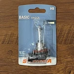 Sylvania H8 Basic Halogen For Headlight, Fog, Daytime Lights (1 Bulb). Fixed Price $14.99.