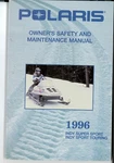 1996 Polaris Indy Super Sport / Touring Owner's Manual (9913215). Fixed Price $50.00.