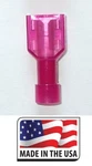 (100) Fully Insulated Red Female Nylon .250 Electrical Crimp Connector Terminal. Fixed Price $7.95.