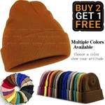 Beanie Hat Cap Plain Knit Ski Skully Cuff Winter Warm Slouchy Women Solid Cf. Fixed Price $5.99.