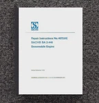 Engine Repair Manual Fits Sachs SA2-440 Snowmobile 1970. Fixed Price $19.97.