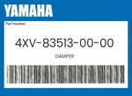Yamaha Genuine Damper 4XV-83513-00-00. Fixed Price $10.10.